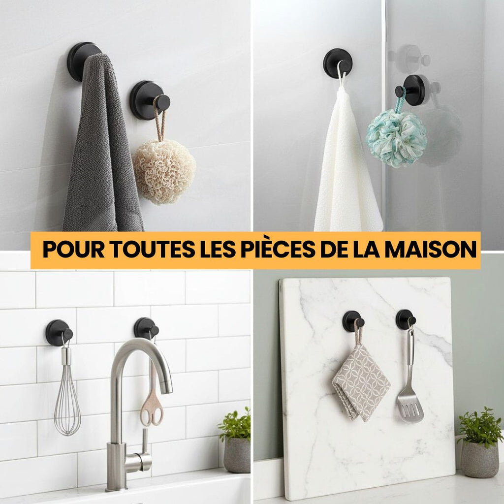 Crochets à ventouses