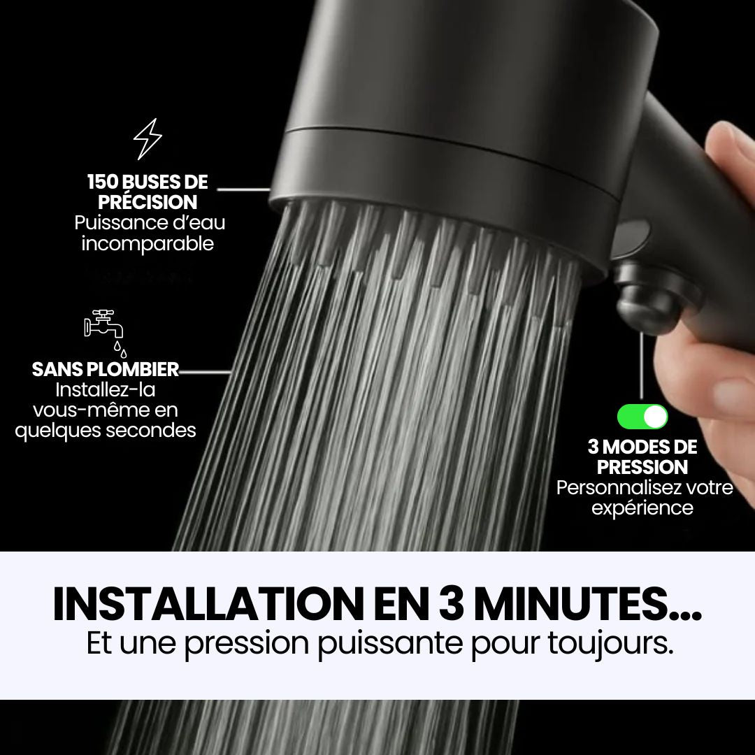 Pommeau de douche filtrant