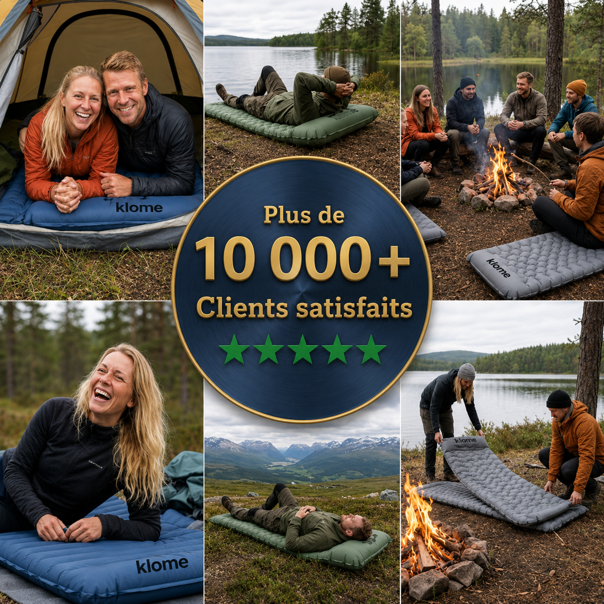 Matelas pneumatique compact ultraléger Klome PRO